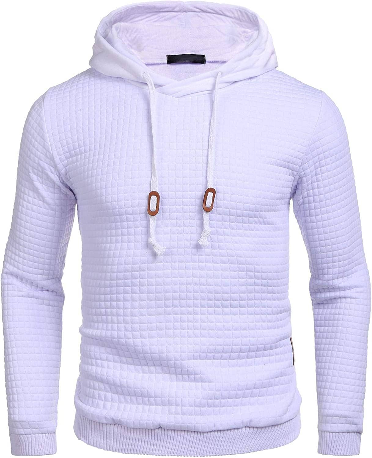 Gym Dragsnöre Rutig Jacquard Hoodie