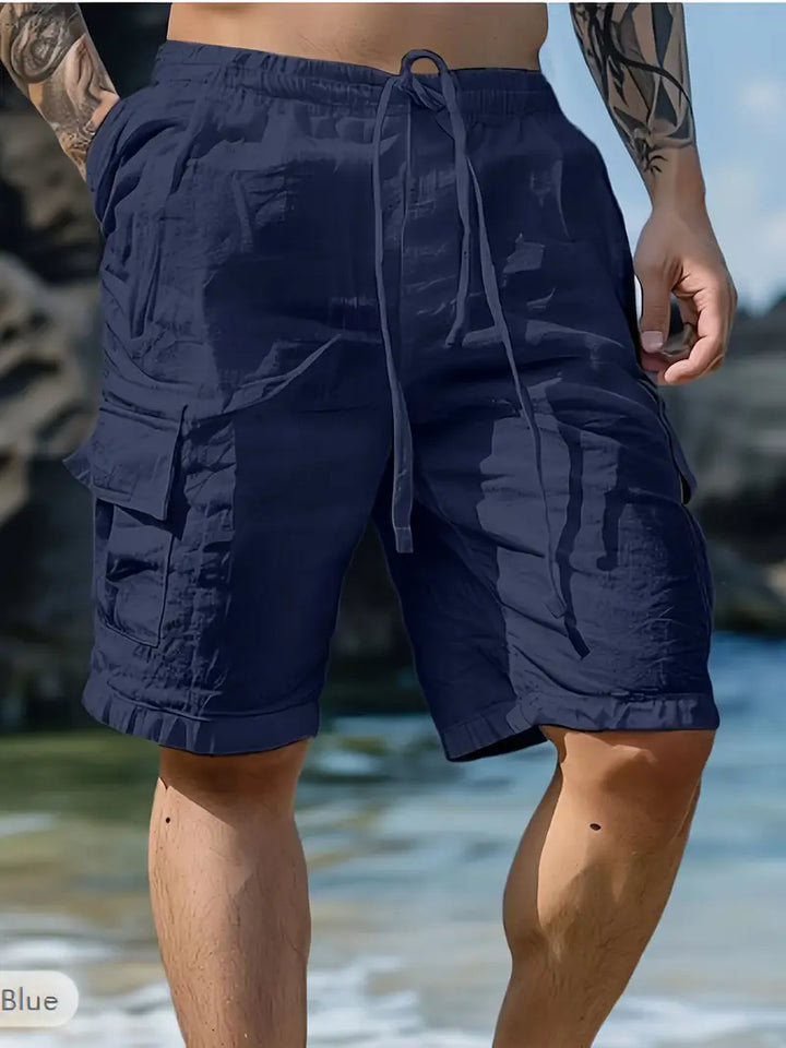 Leblanc™ | Andningsbara Shorts med Elastisk Midja