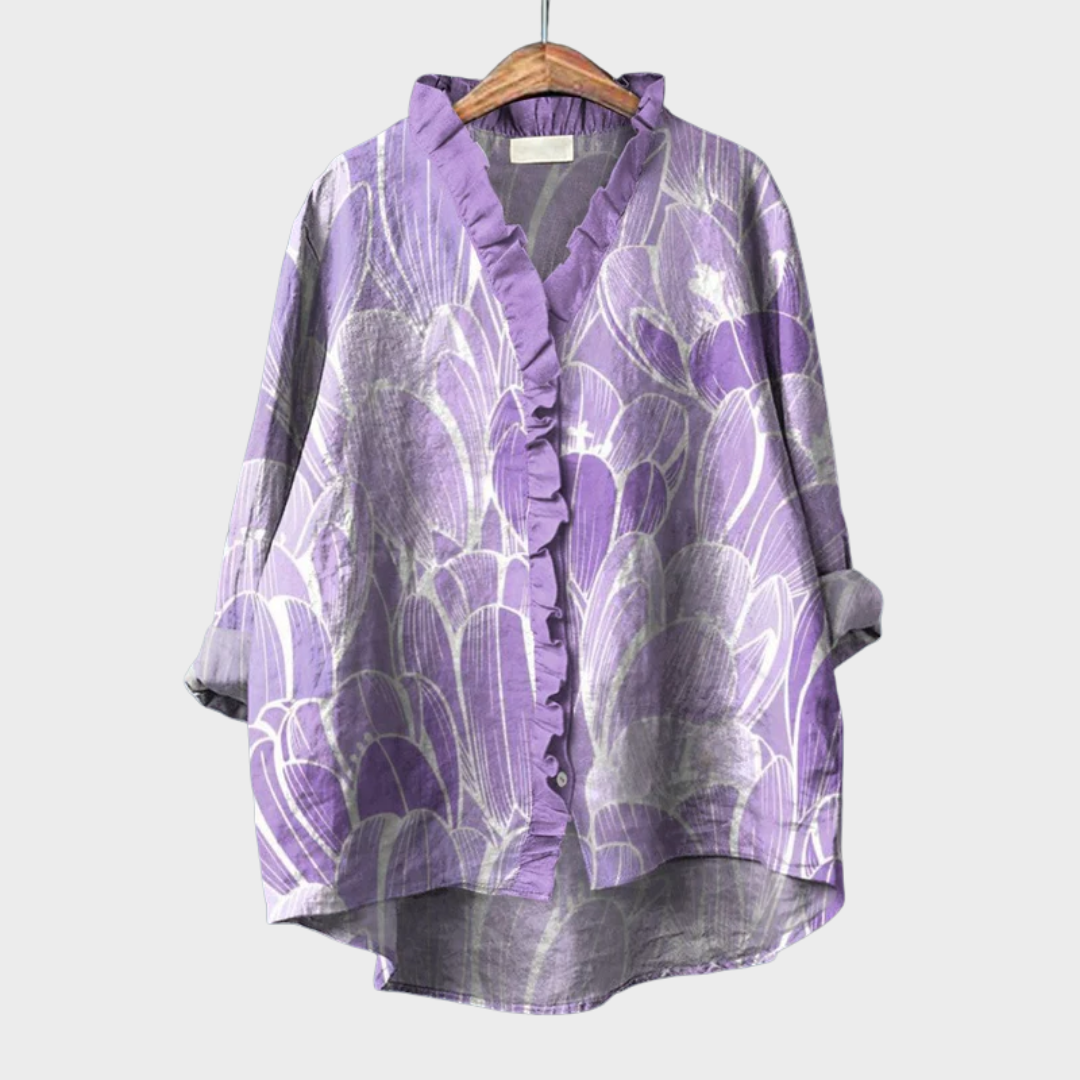 Lara | Elegant Linne Sommarblus