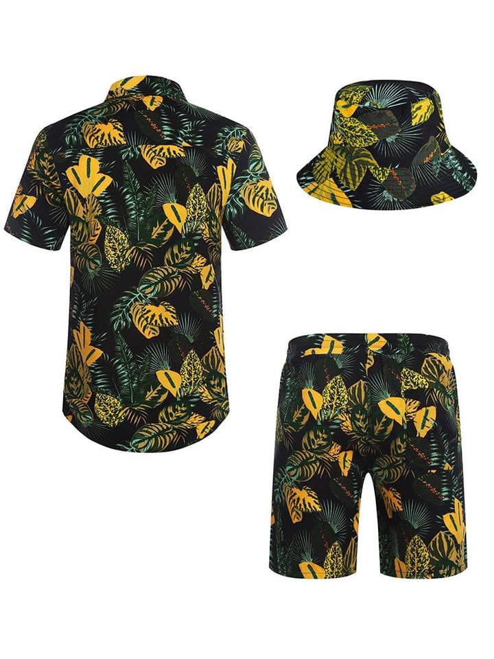 Hawaiiansk Strand Set med Hink Hatt