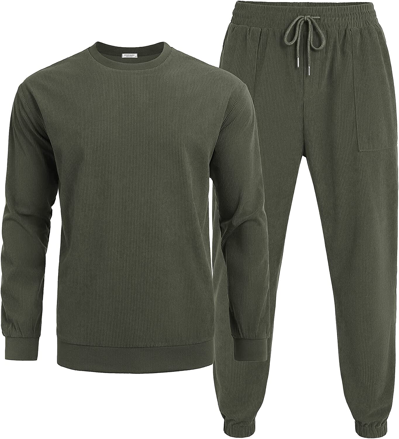 2-Delat Långärmd Pullover Sportset