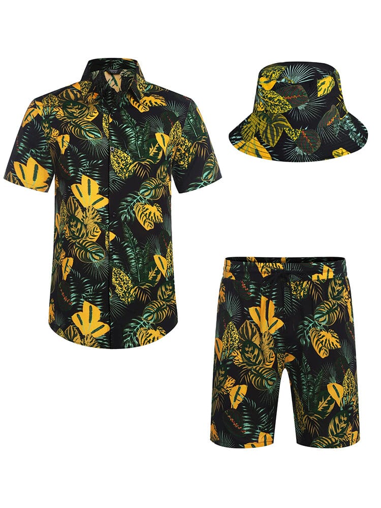 Hawaiiansk Strand Set med Hink Hatt