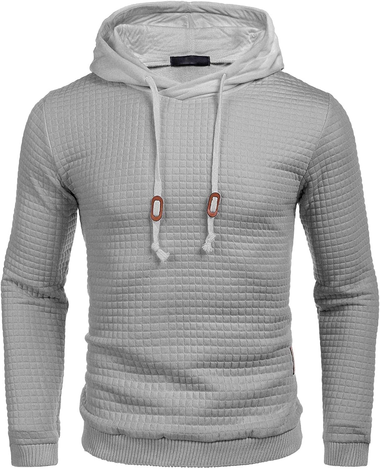 Gym Dragsnöre Rutig Jacquard Hoodie