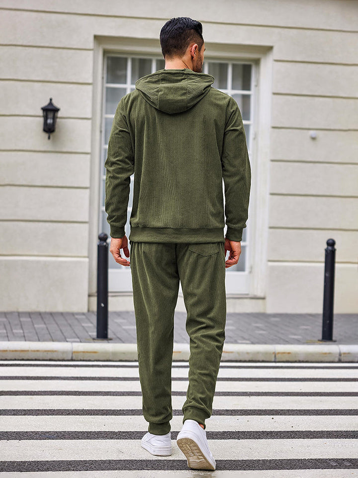 Casual Sport Hoodie Jogging Träningsset