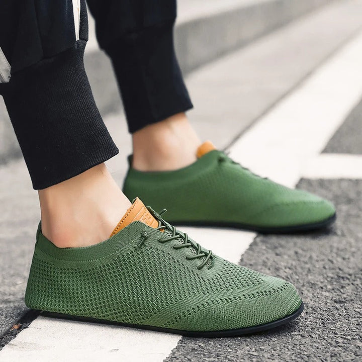 Mesh Knit Loafers