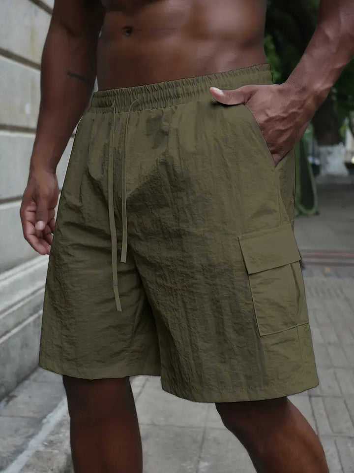 Leblanc™ | Andningsbara Shorts med Elastisk Midja