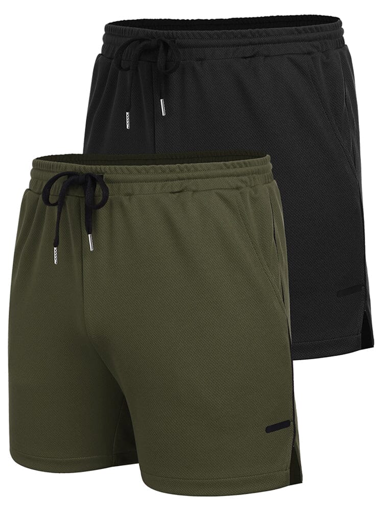 2-Pack Nät Lätta Workout Shorts
