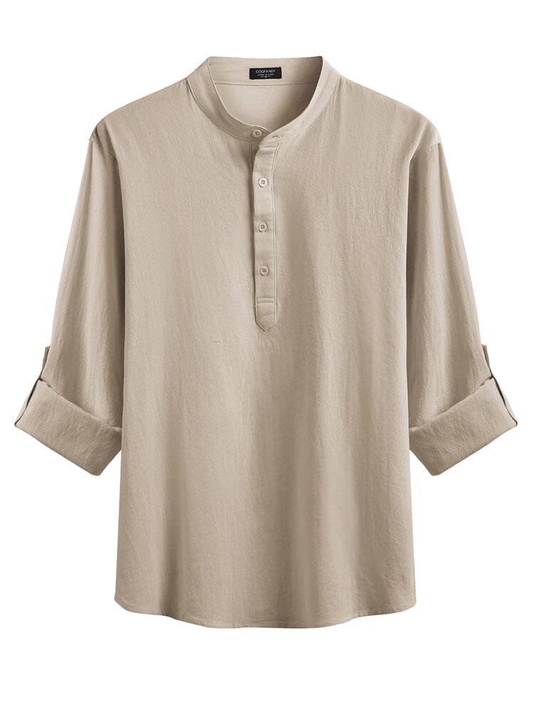 Casual 2-Delat Henley Skjortset