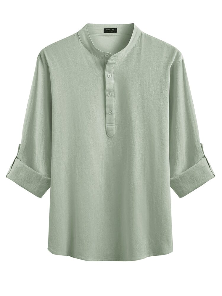 Casual 2-Delat Henley Skjortset