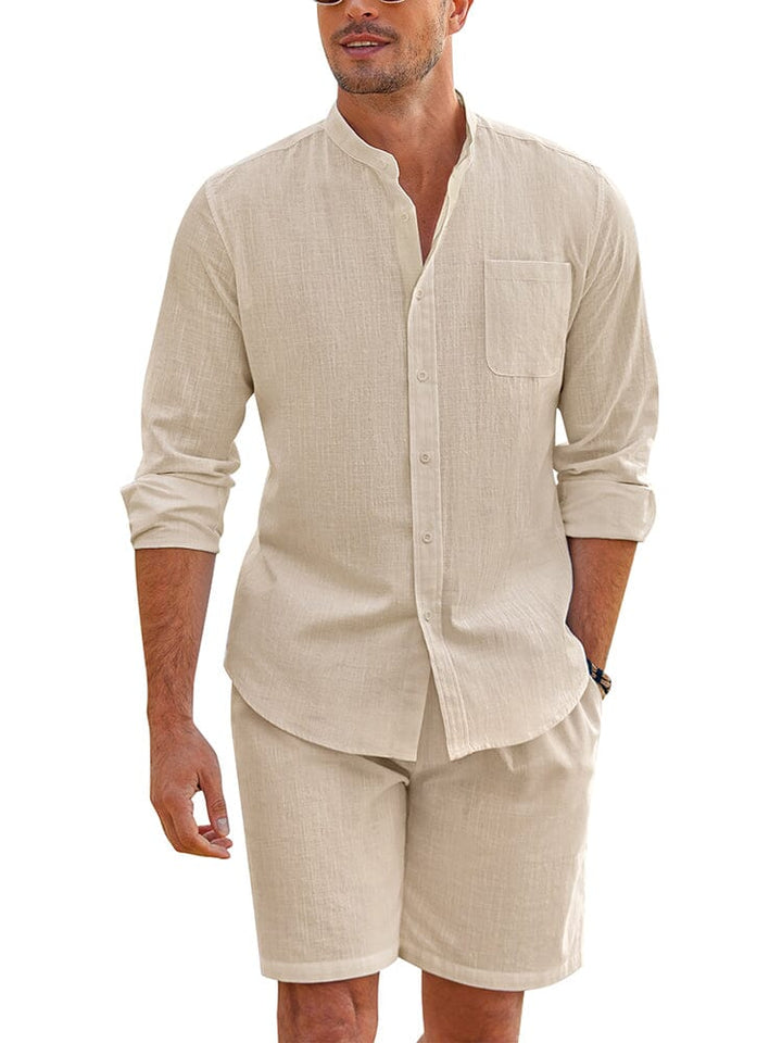 Casual 100% Bomull Strandskjortset