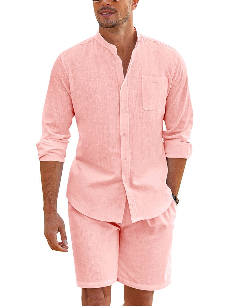 Casual 100% Bomull Strandskjortset