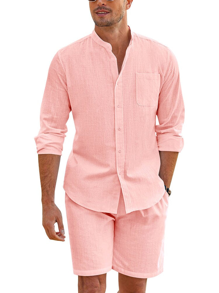 Casual 100% Bomull Strandskjortset