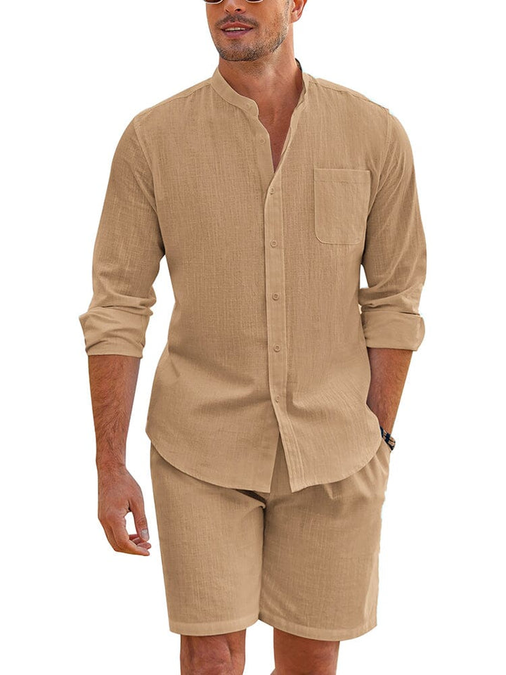Casual 100% Bomull Strandskjortset