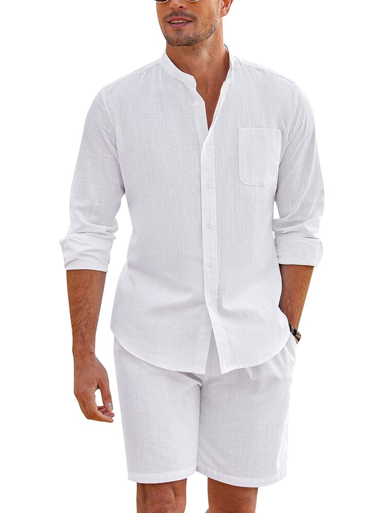 Casual 100% Bomull Strandskjortset