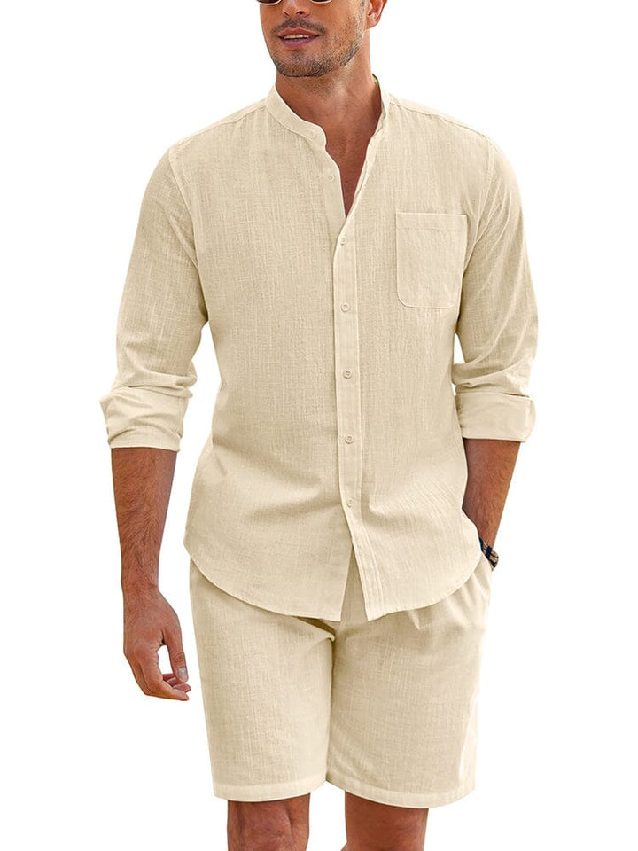 Casual 100% Bomull Strandskjortset