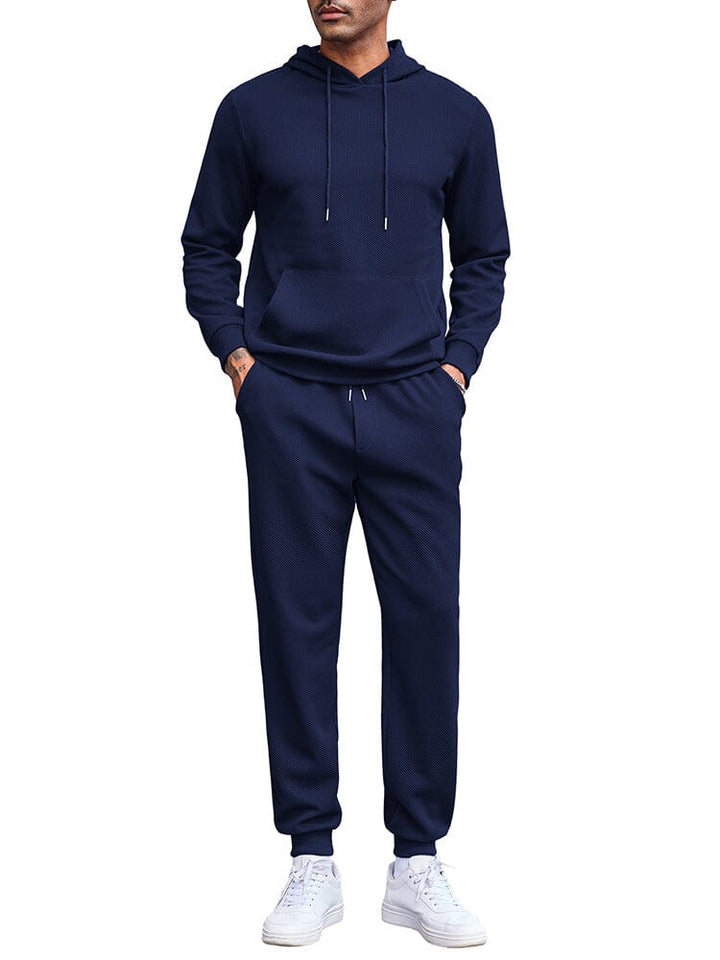 Waffle 2-Delat Hoodie Joggingset
