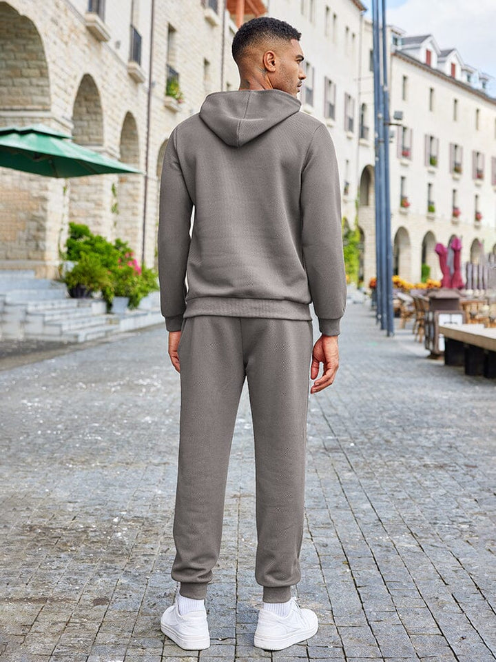 Waffle 2-Delat Hoodie Joggingset