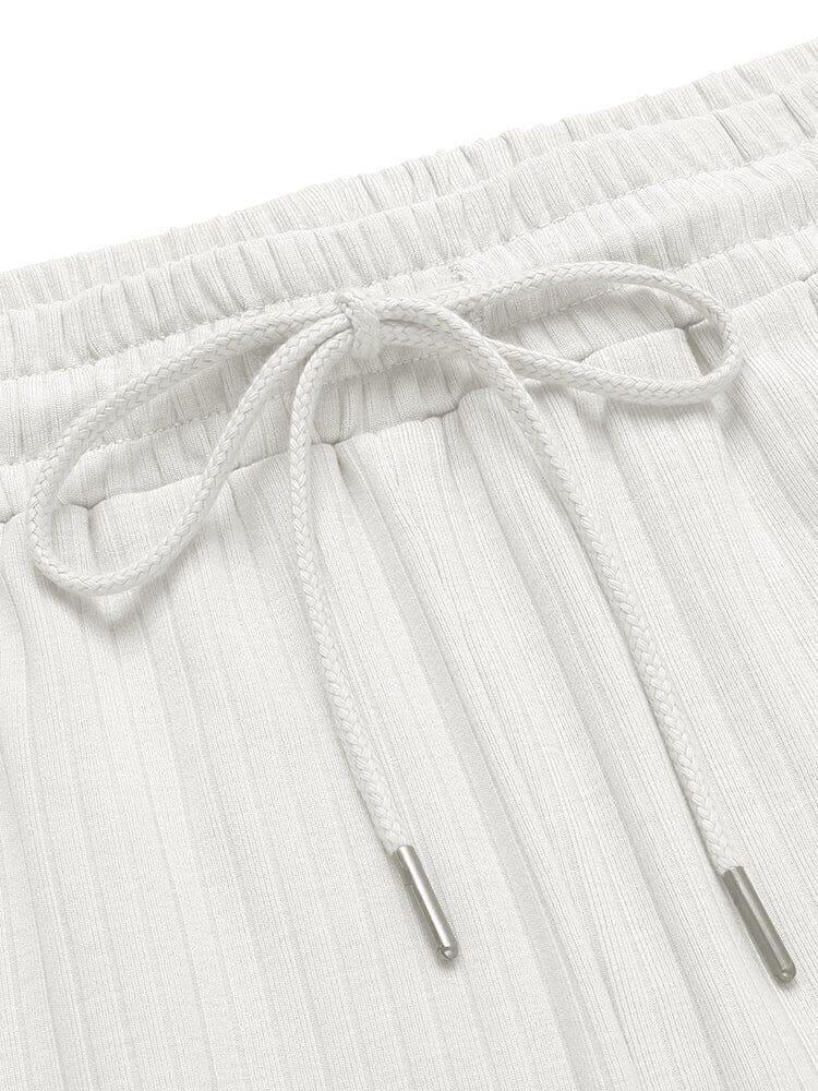 Sommar Stretch Ribbad Stickad Set