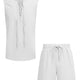 Casual Strand Linne Shorts Set