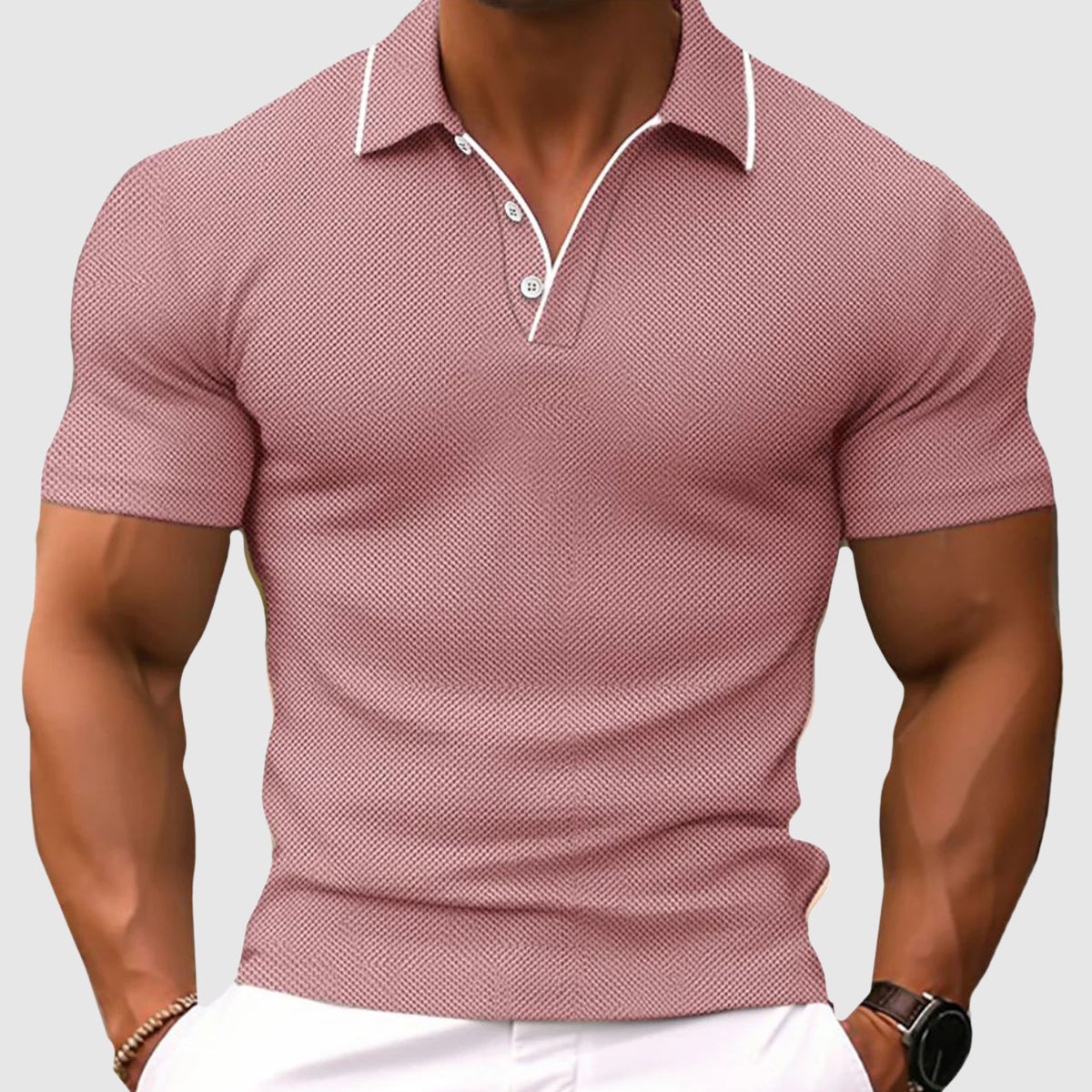 Slim Fit Pikétröja