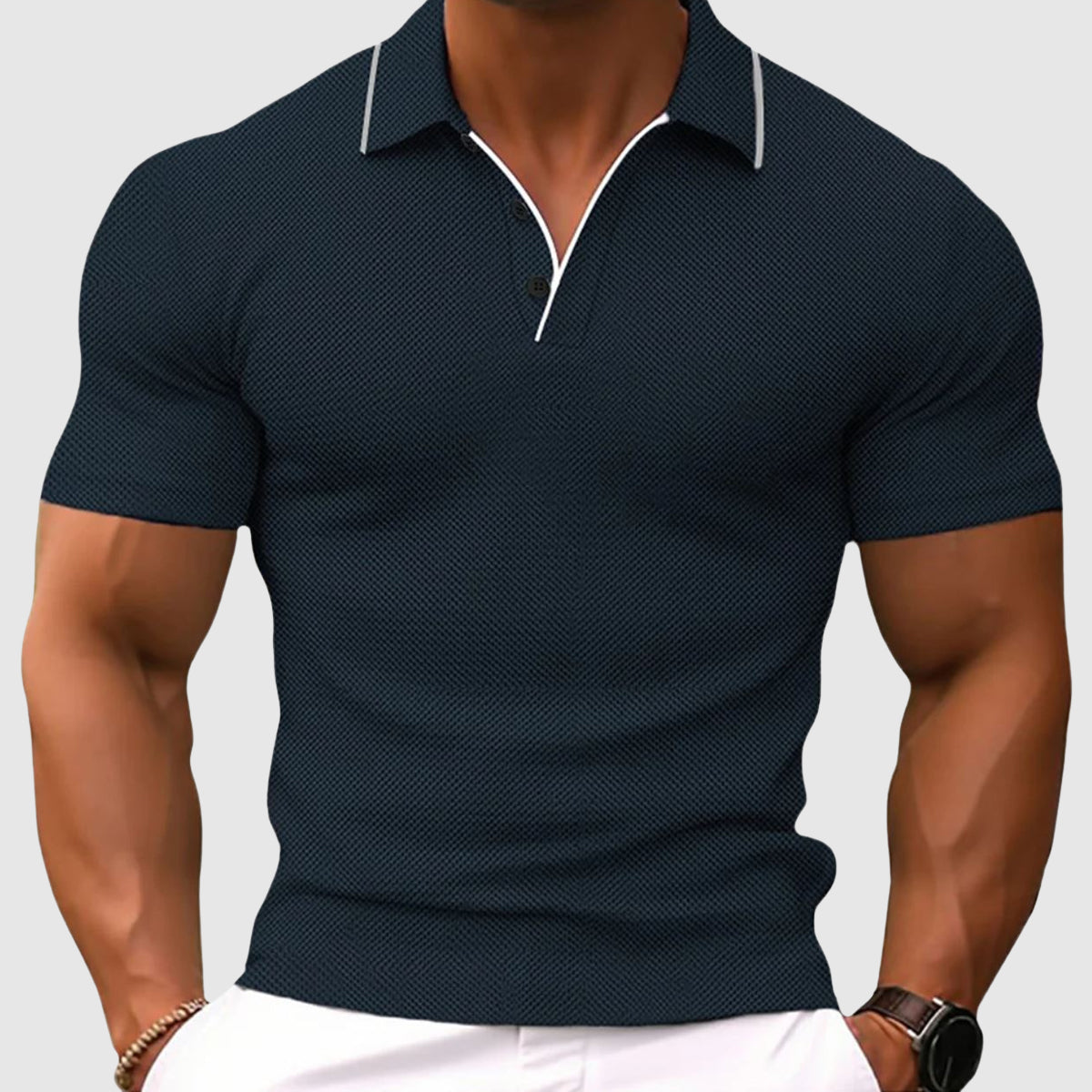 Slim Fit Pikétröja
