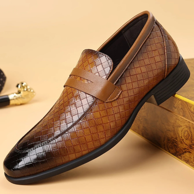 Corté Weave Läderloafers