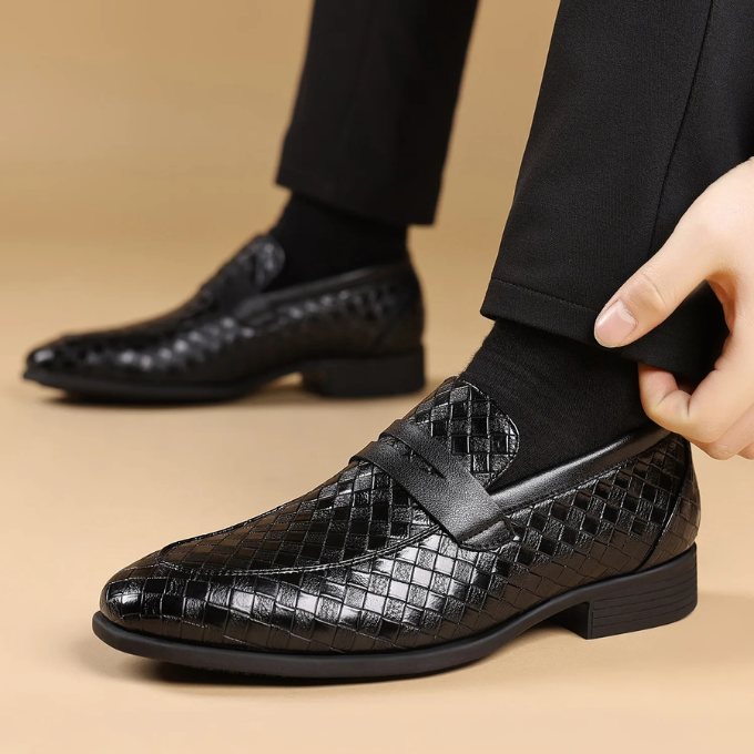 Corté Weave Läderloafers