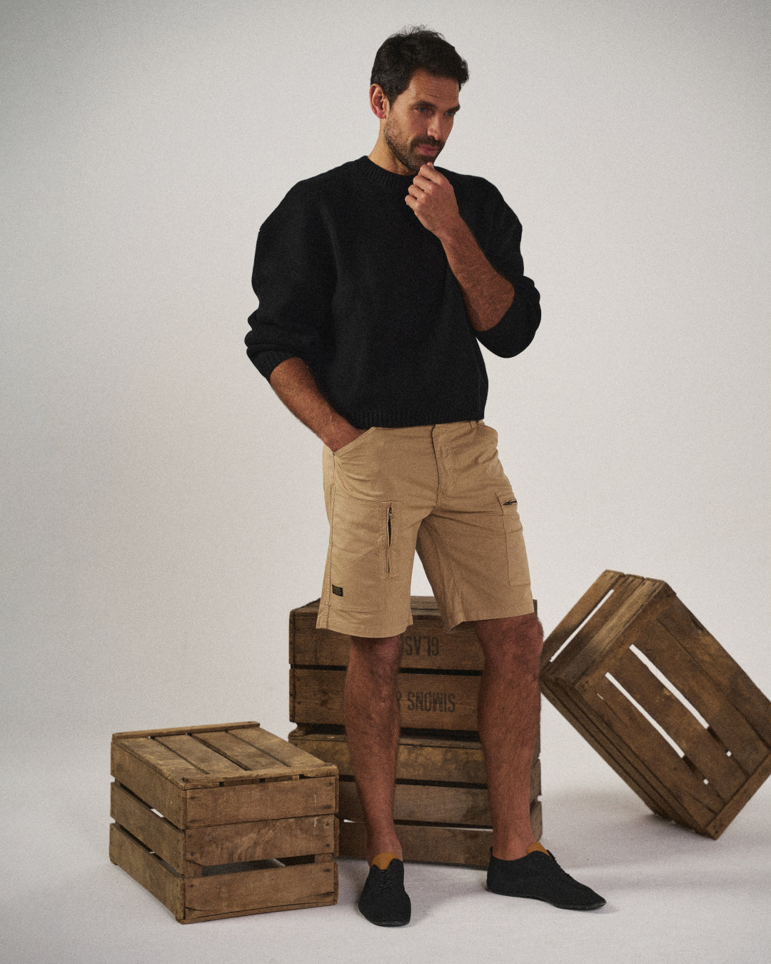 Mesh Knit Loafers