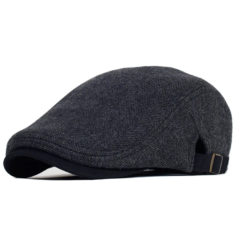 Beeckhoven™ | Modern Herr Keps med Fiskbensmönster