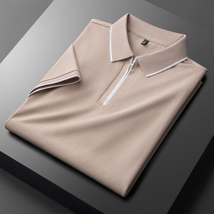 Elegant Bomull Pikétröja