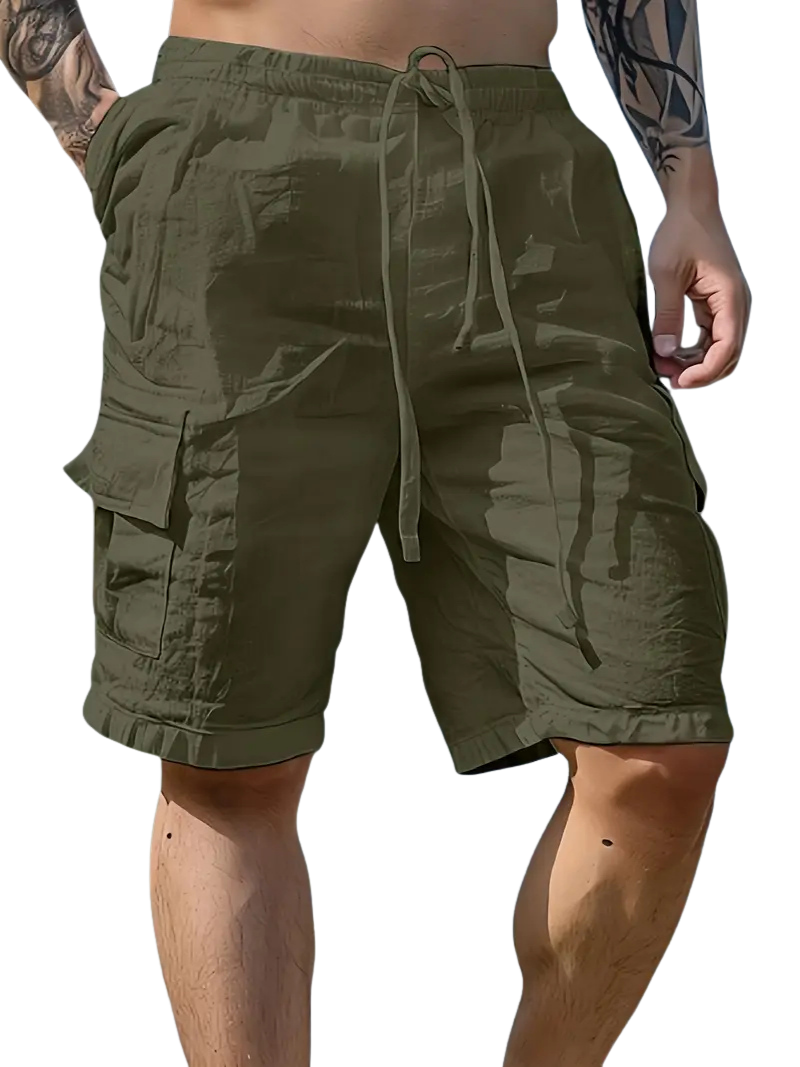 Leblanc™ | Andningsbara Shorts med Elastisk Midja