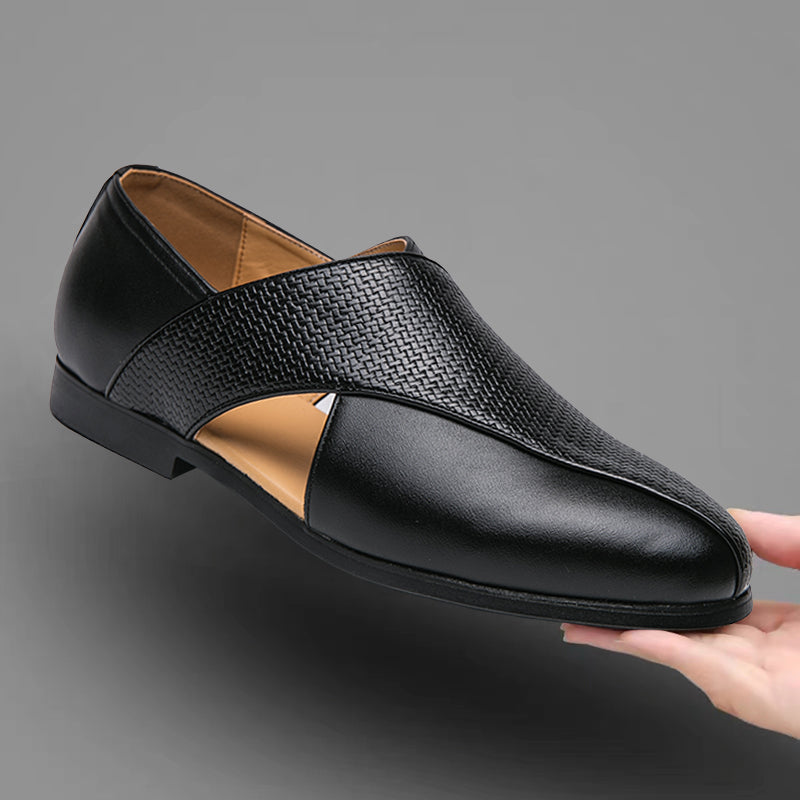 Vintage Läder Loafers
