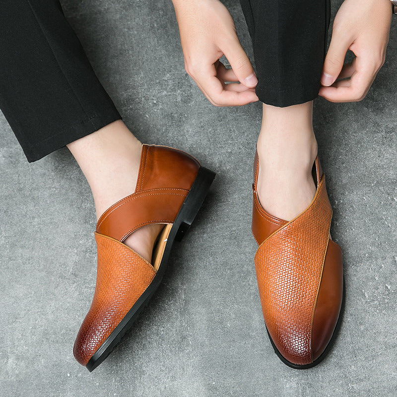Vintage Läder Loafers