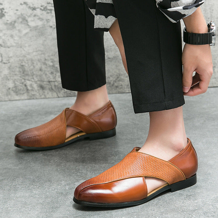Vintage Läder Loafers