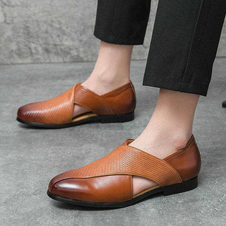 Vintage Läder Loafers