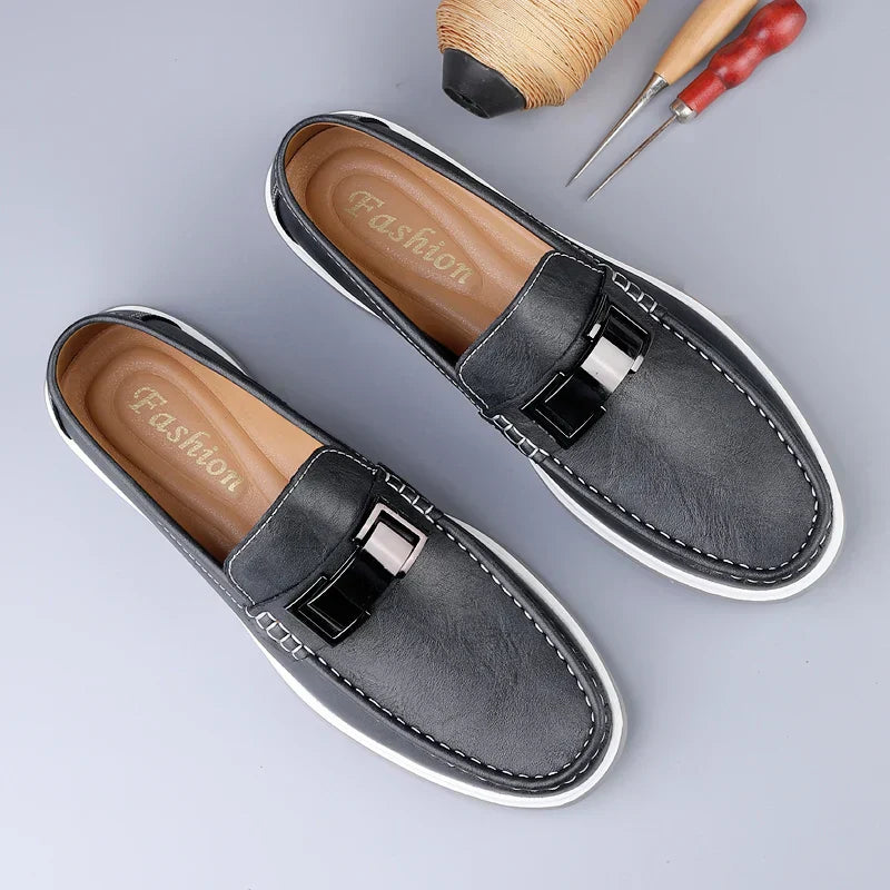 Lyxiga Läder Loafers