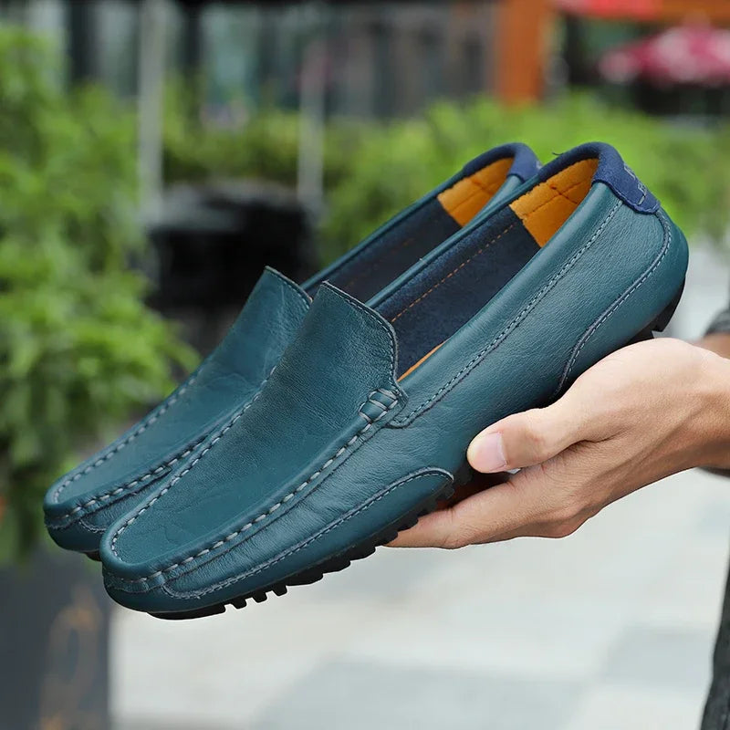 Vintage Läder Loafers
