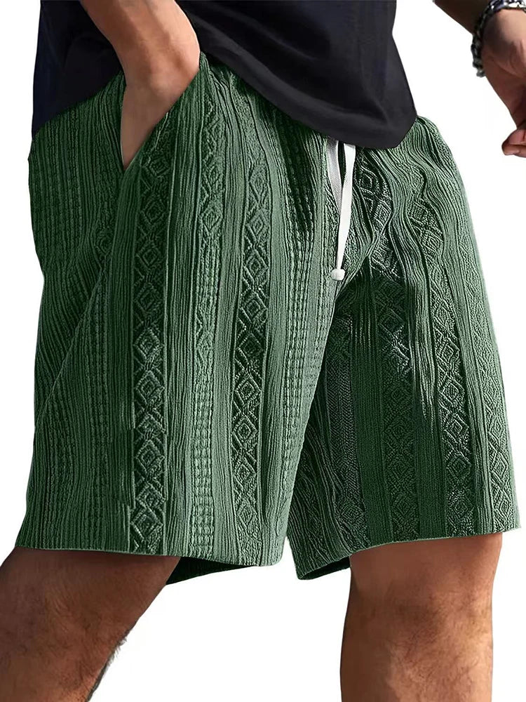 Leblanc™ | Texturerade Herrshorts