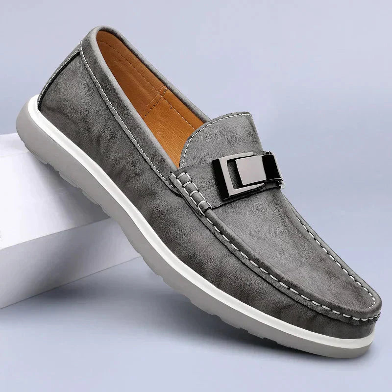 Lyxiga Läder Loafers