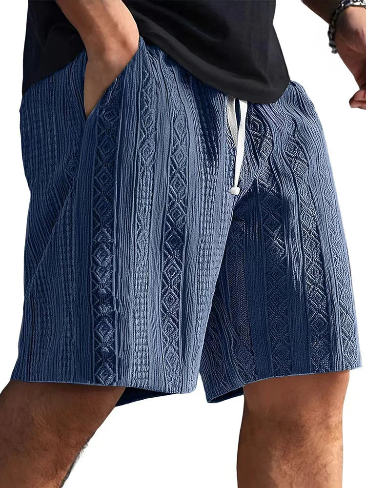 Leblanc™ | Texturerade Herrshorts
