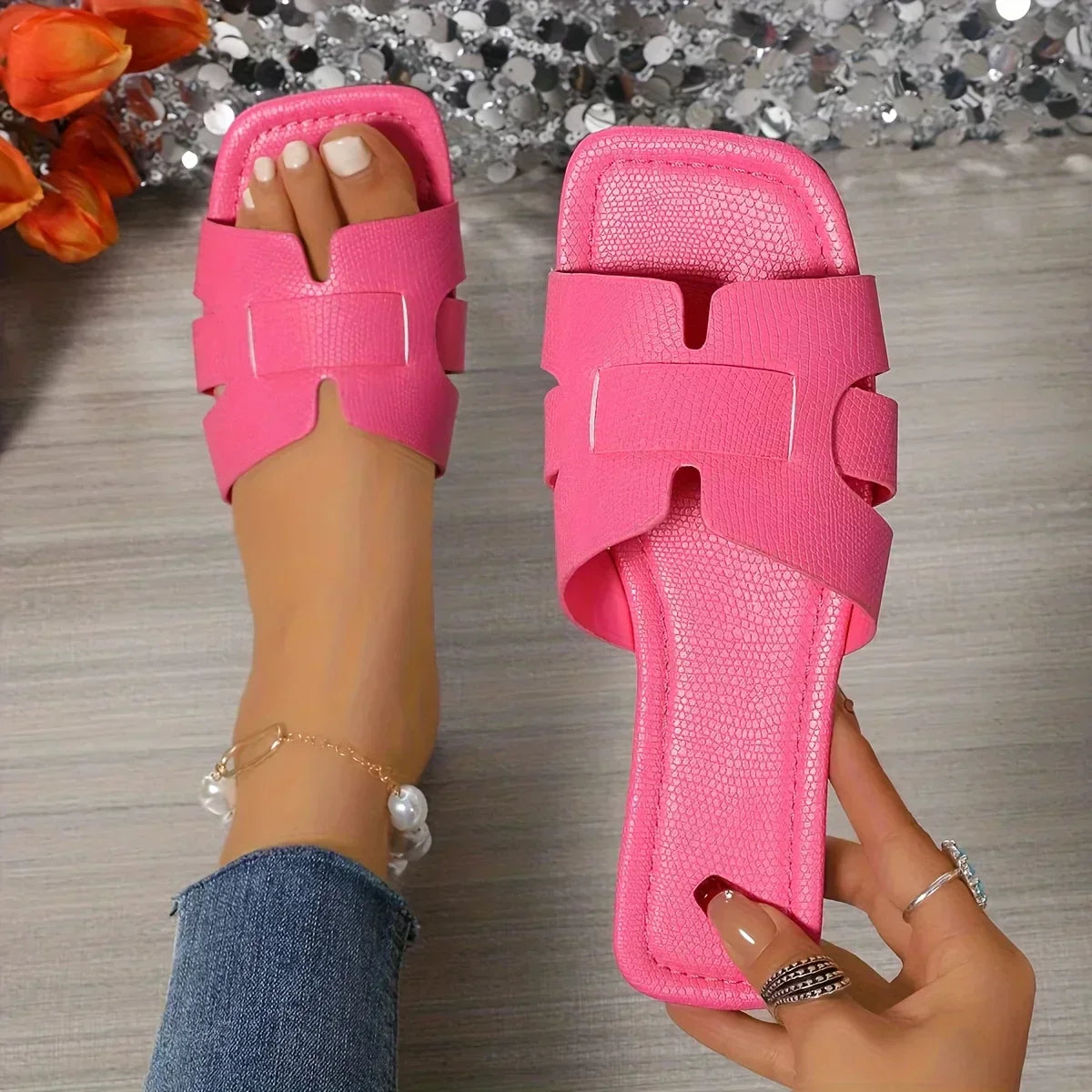 Valencia | Sandaler med Slides