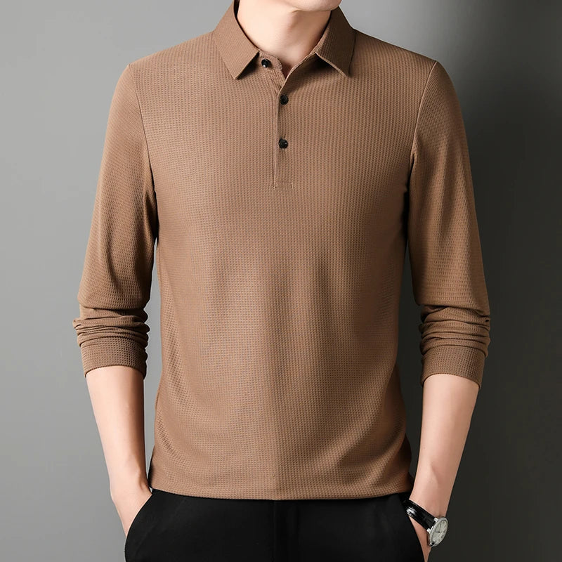 Elegant Långärmd Pikétröja