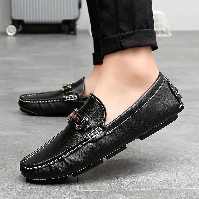 Äkta Läder Loafers