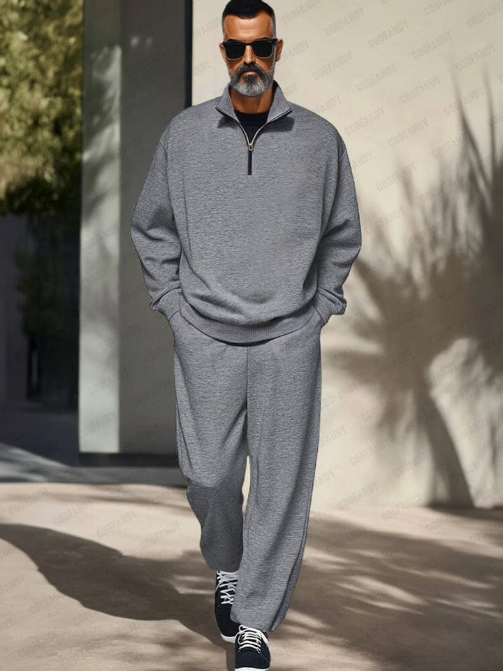 Athleisure Stående Krage 2-Delat Set