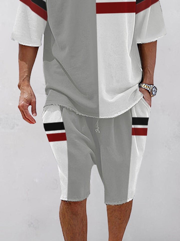 Trendigt Färgblock Athleisure Set