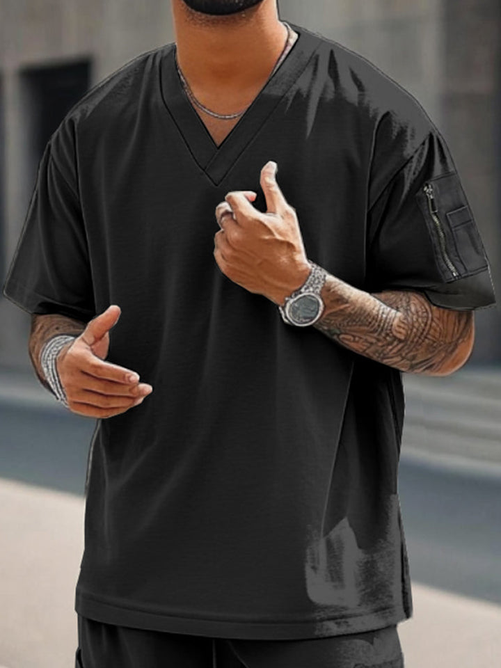 Athleisure Funktionella Fickor T-Shirt Set