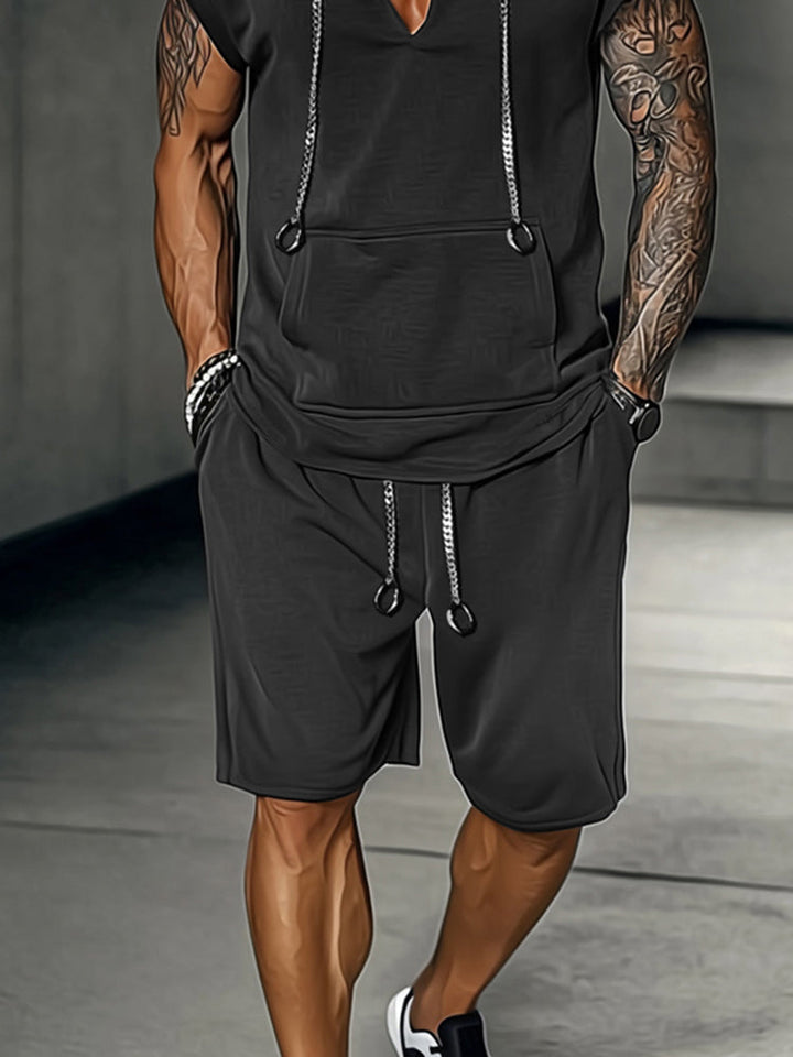 Snygg Street Hoodie Shorts Set