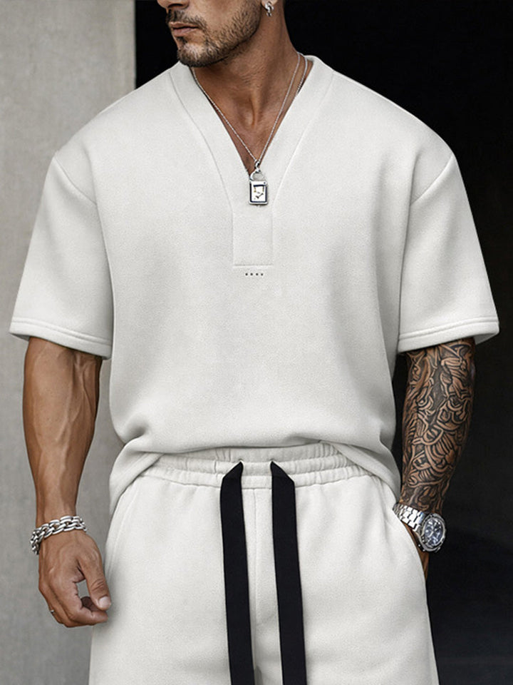 Casual Premium T-Shirt och Shorts Sportset