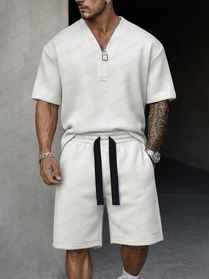 Casual Premium T-Shirt och Shorts Sportset
