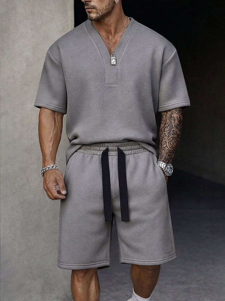 Casual Premium T-Shirt och Shorts Sportset